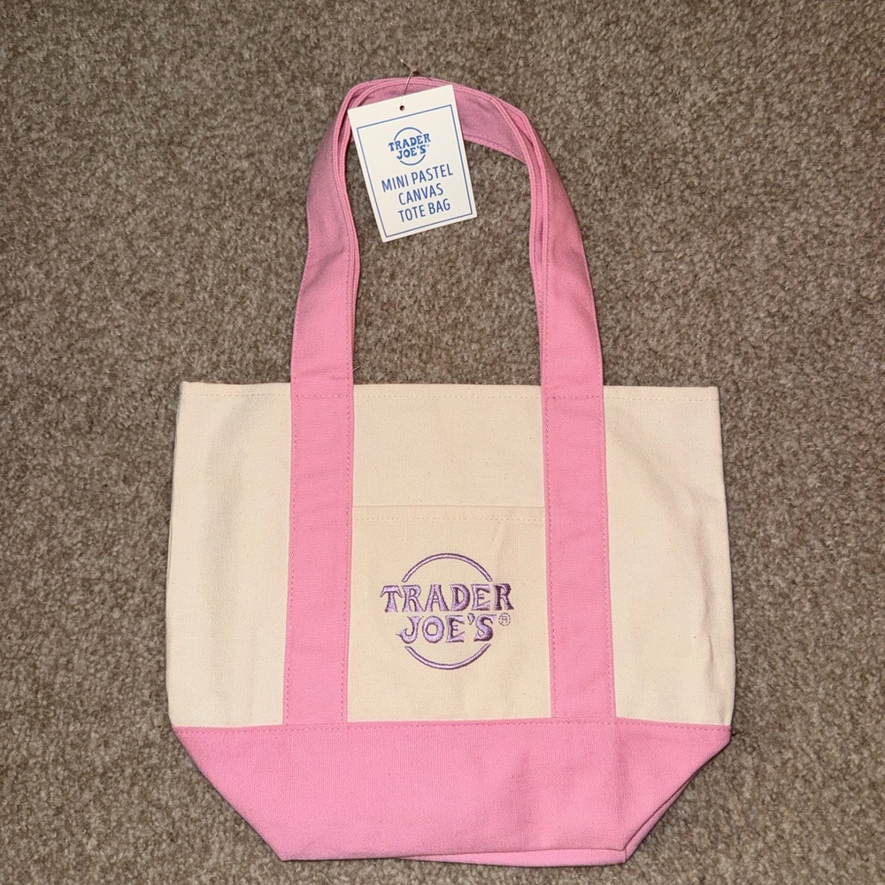 Trader Joe's Pink Mini Tote